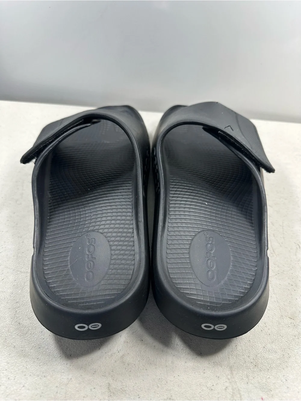 OOFOS Ooahh Sport Flex Slide Sandal Black Men 13